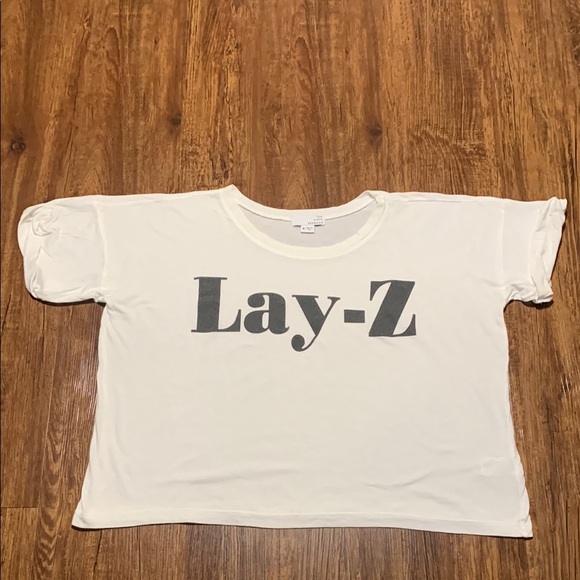 Ten Sixty Sherman White Cropped T-Shirt Size Medium - Picture 1 of 5